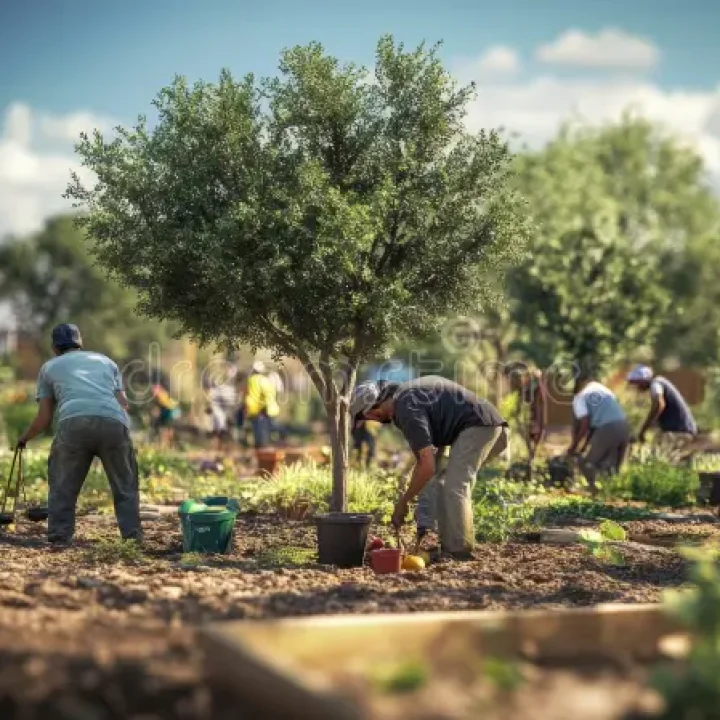 community-members-planting-native-trees-local-garden-project-group-dedicated-engage-outdoor-initiative-showcases-360582196 community-members-planting-native-trees-local-garden-project-group-dedicated-engage-outdoor-initiative-showcases-360582196